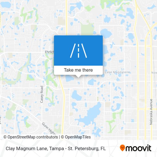 Mapa de Clay Magnum Lane