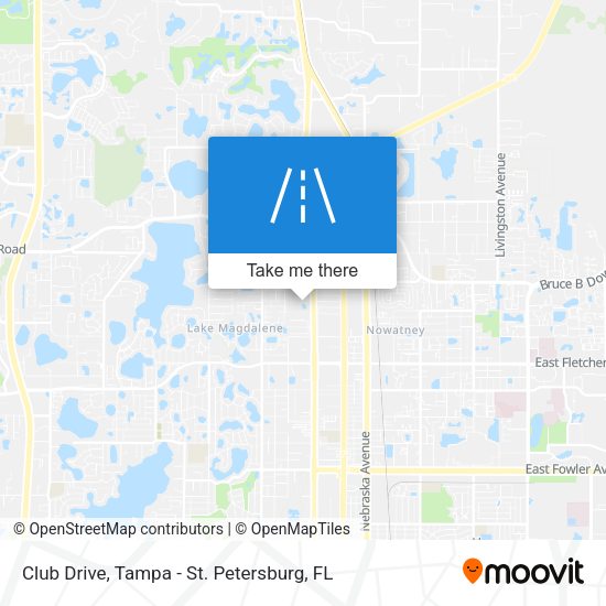 Club Drive map