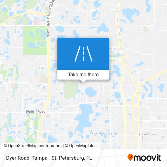 Mapa de Dyer Road