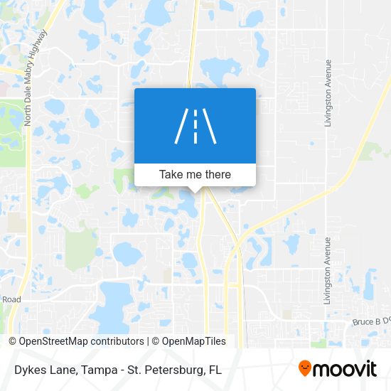 Mapa de Dykes Lane