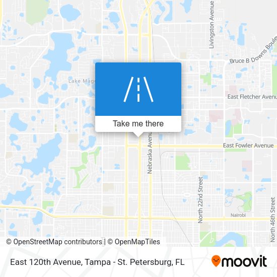 East 120th Avenue map