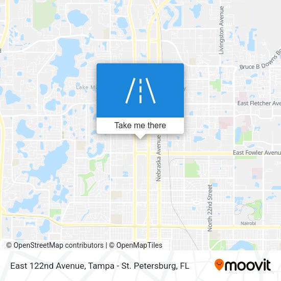East 122nd Avenue map
