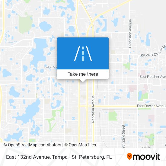 Mapa de East 132nd Avenue