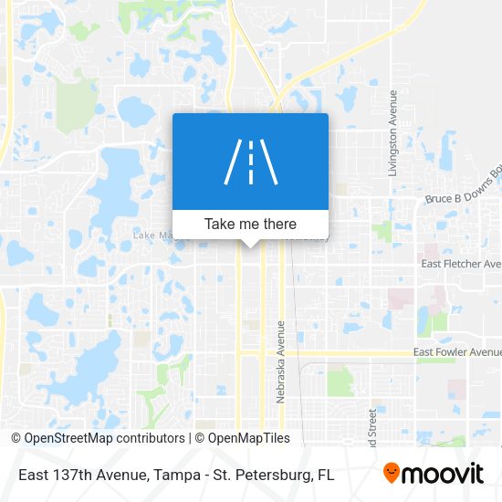 East 137th Avenue map