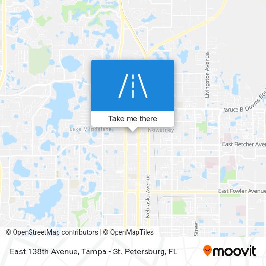East 138th Avenue map