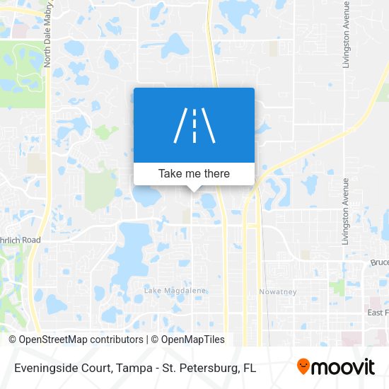 Mapa de Eveningside Court