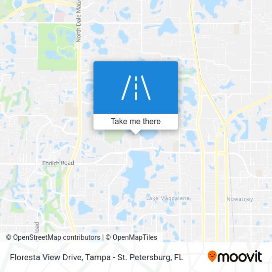 Mapa de Floresta View Drive