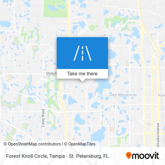 Mapa de Forest Knoll Circle