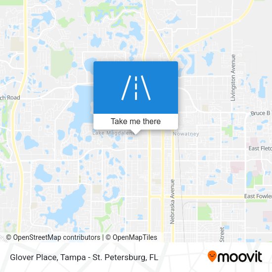 Glover Place map