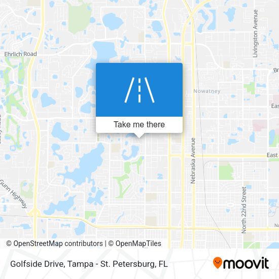 Golfside Drive map