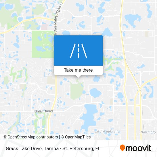 Grass Lake Drive map