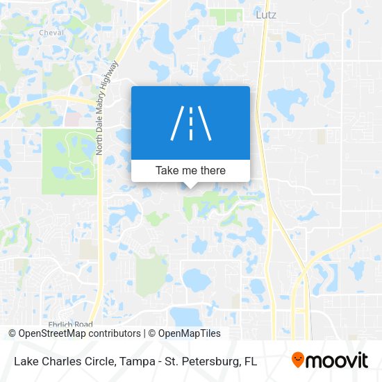 Mapa de Lake Charles Circle