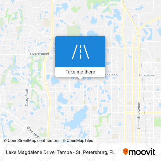 Mapa de Lake Magdalene Drive
