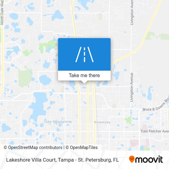Lakeshore Villa Court map