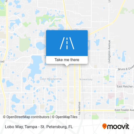 Lobo Way map