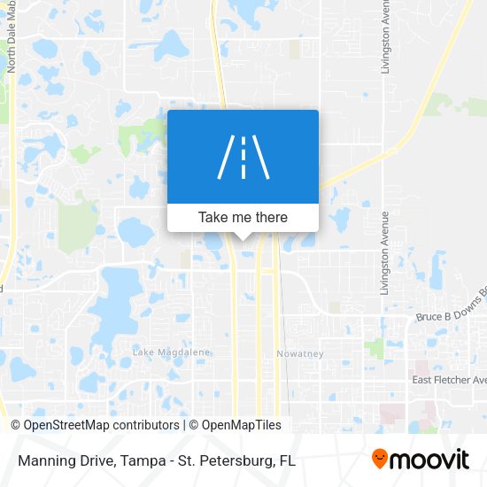 Manning Drive map