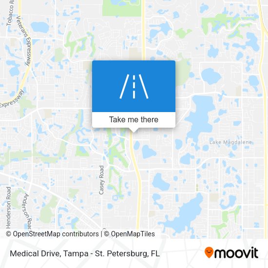 Medical Drive map