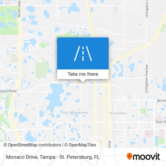 Monaco Drive map