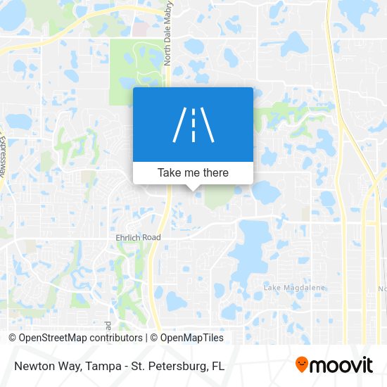 Newton Way map