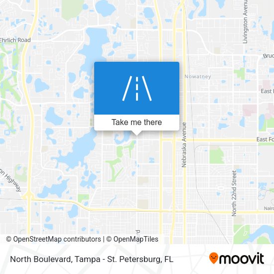 Mapa de North Boulevard