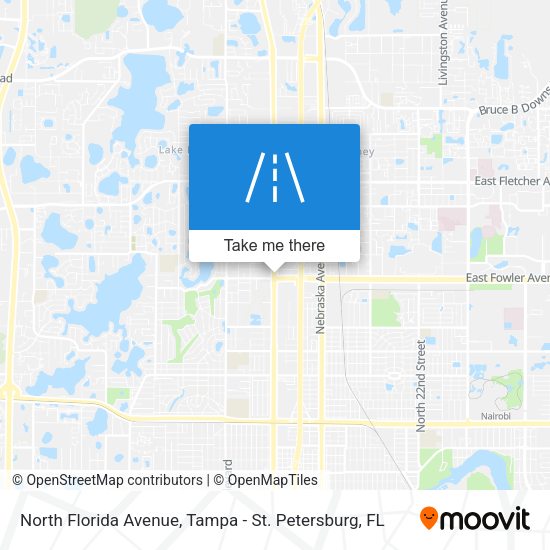 Mapa de North Florida Avenue