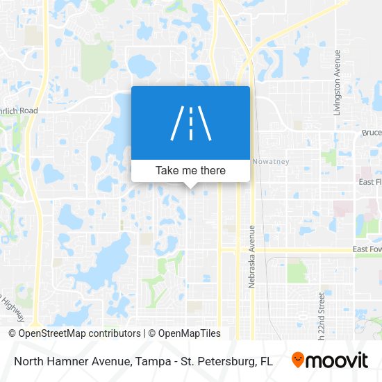 Mapa de North Hamner Avenue