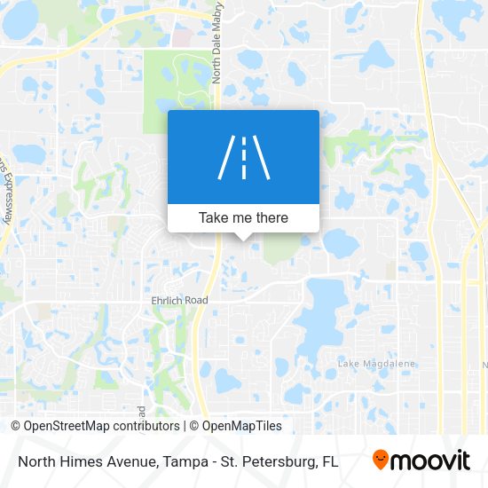 Mapa de North Himes Avenue