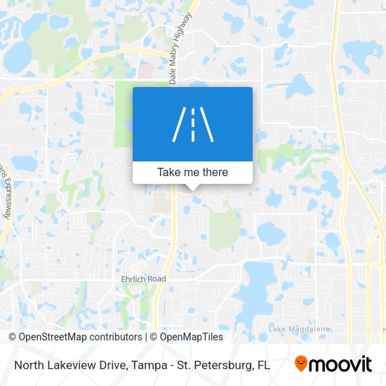 Mapa de North Lakeview Drive