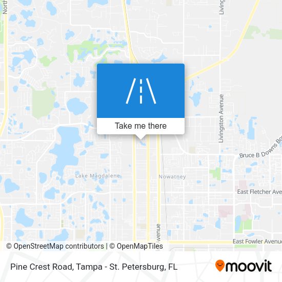 Pine Crest Road map