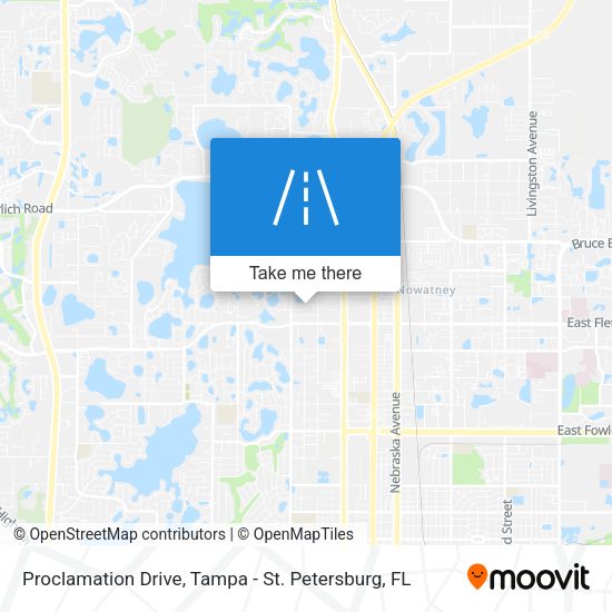 Proclamation Drive map