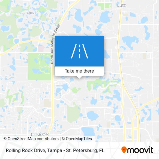 Rolling Rock Drive map