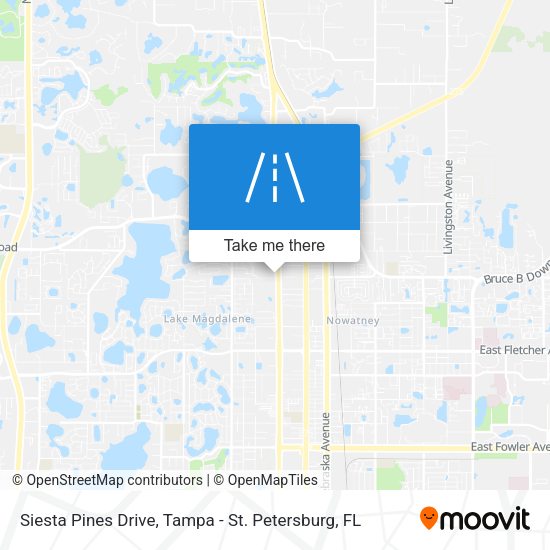 Siesta Pines Drive map