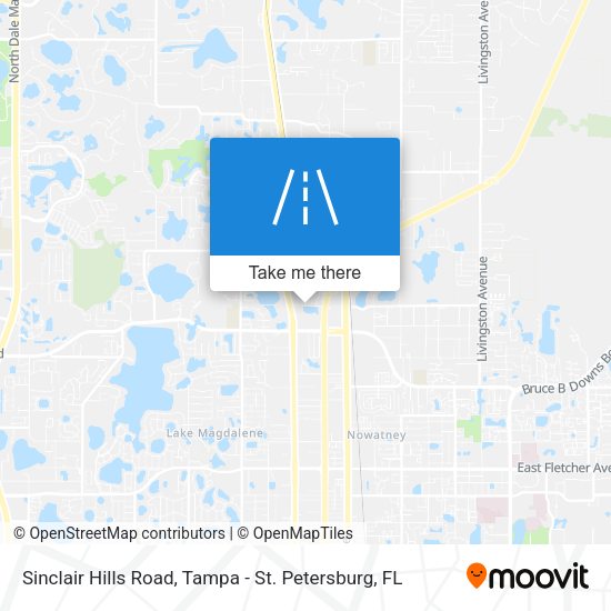 Mapa de Sinclair Hills Road