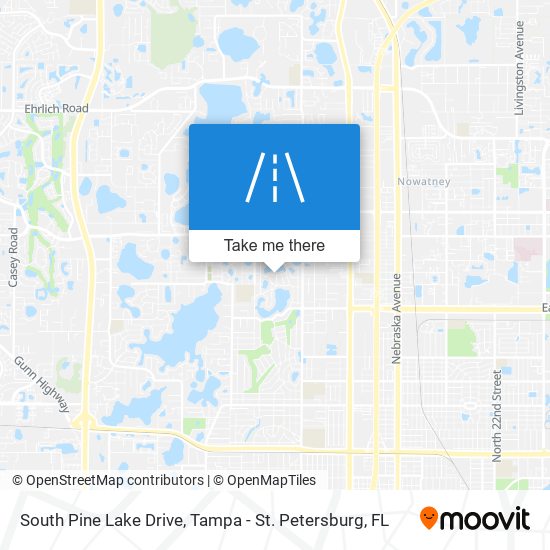 Mapa de South Pine Lake Drive