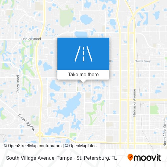 South Village Avenue map