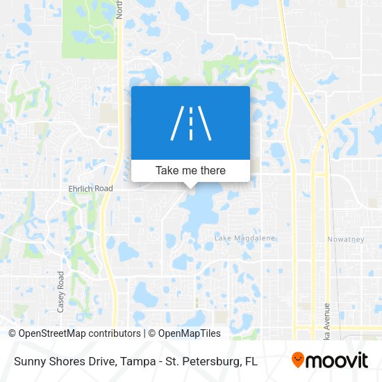 Sunny Shores Drive map