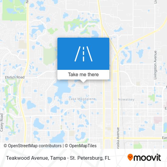 Mapa de Teakwood Avenue