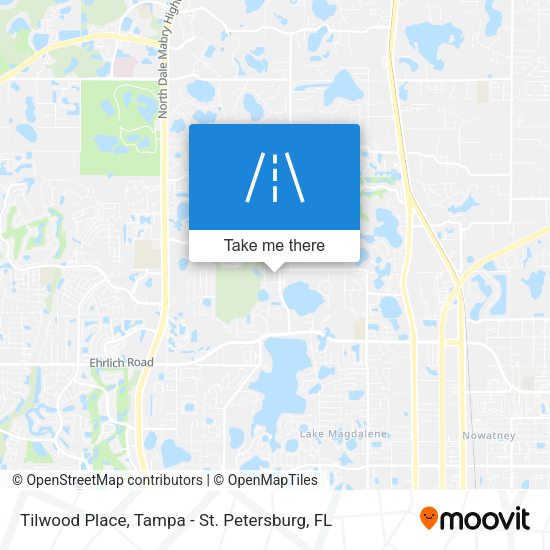 Tilwood Place map
