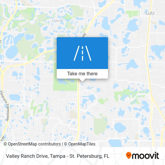Valley Ranch Drive map