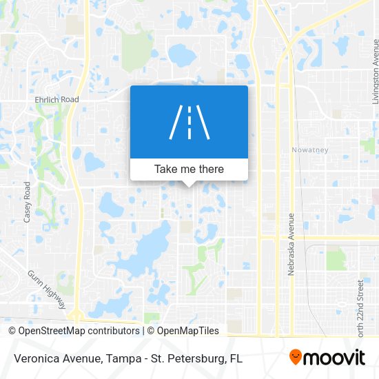 Veronica Avenue map