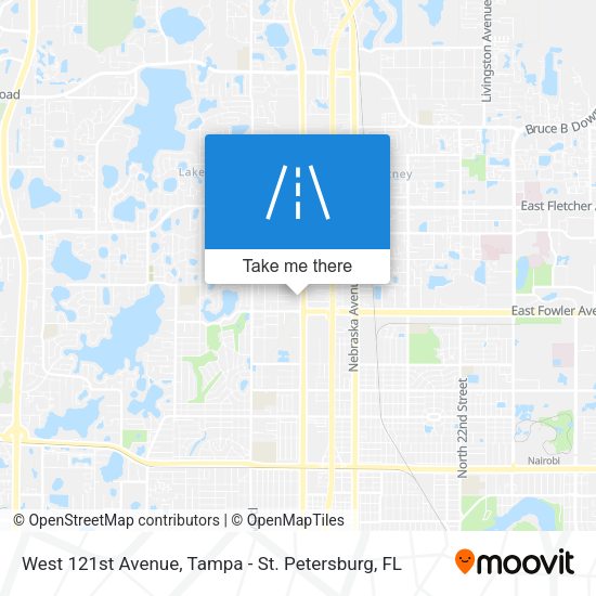 Mapa de West 121st Avenue