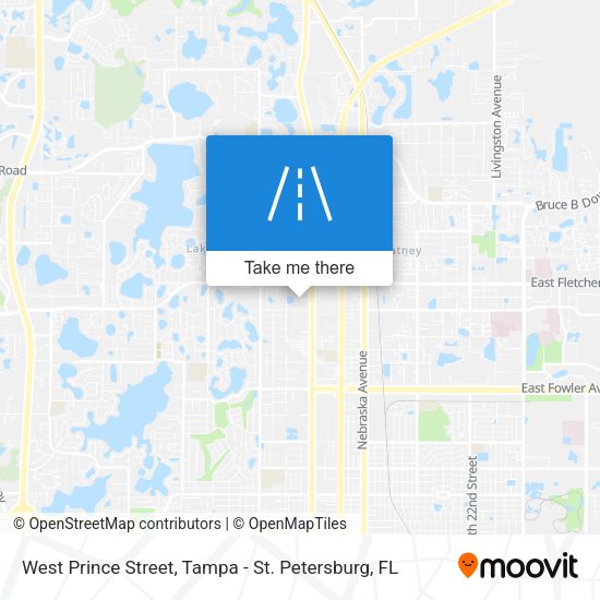 Mapa de West Prince Street