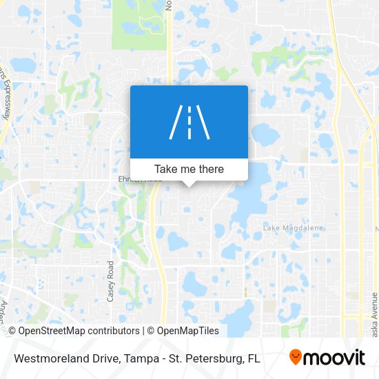 Mapa de Westmoreland Drive