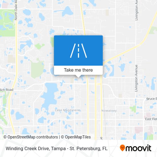 Mapa de Winding Creek Drive