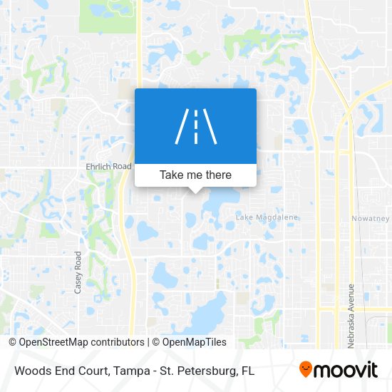 Mapa de Woods End Court