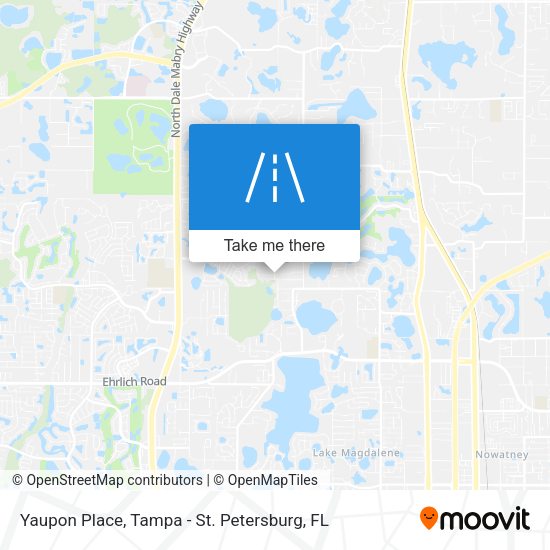 Yaupon Place map