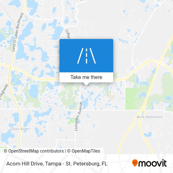 Mapa de Acorn Hill Drive