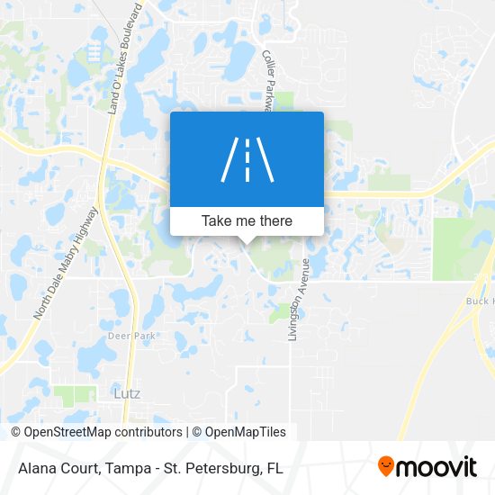 Mapa de Alana Court