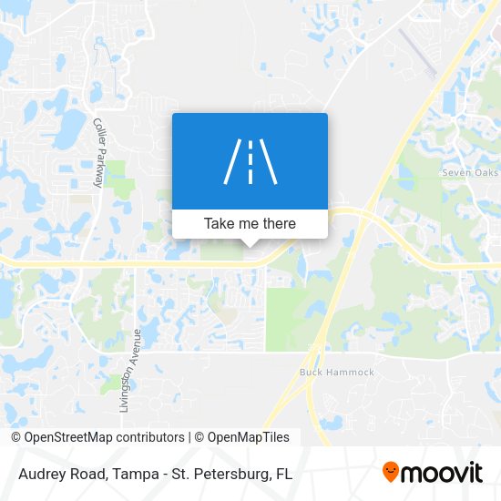 Mapa de Audrey Road