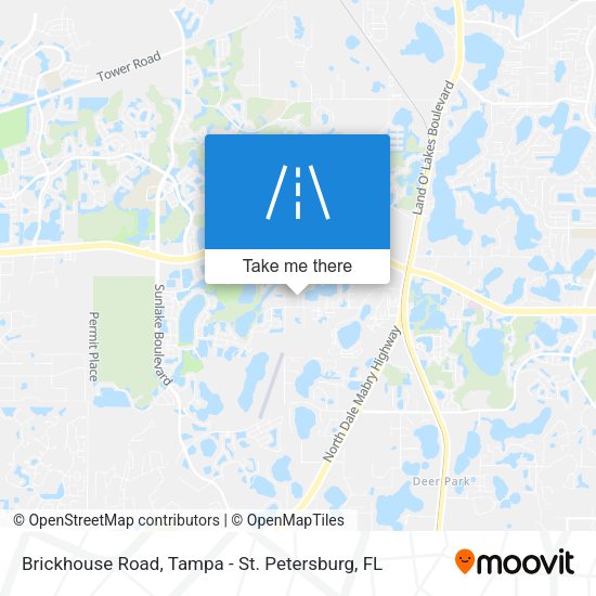 Mapa de Brickhouse Road